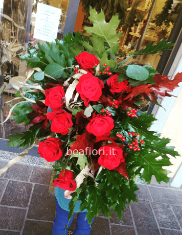 Bouquet rose rosse