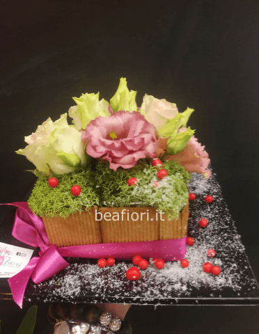 Torta floreale golosa