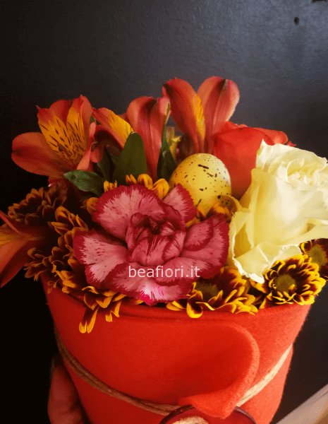 Torta floreale pasquale