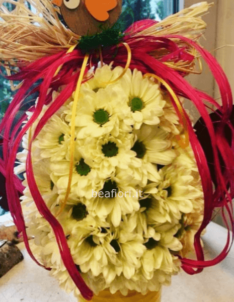 Uova floreale pasquale