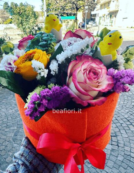 Torta floreale pasquale